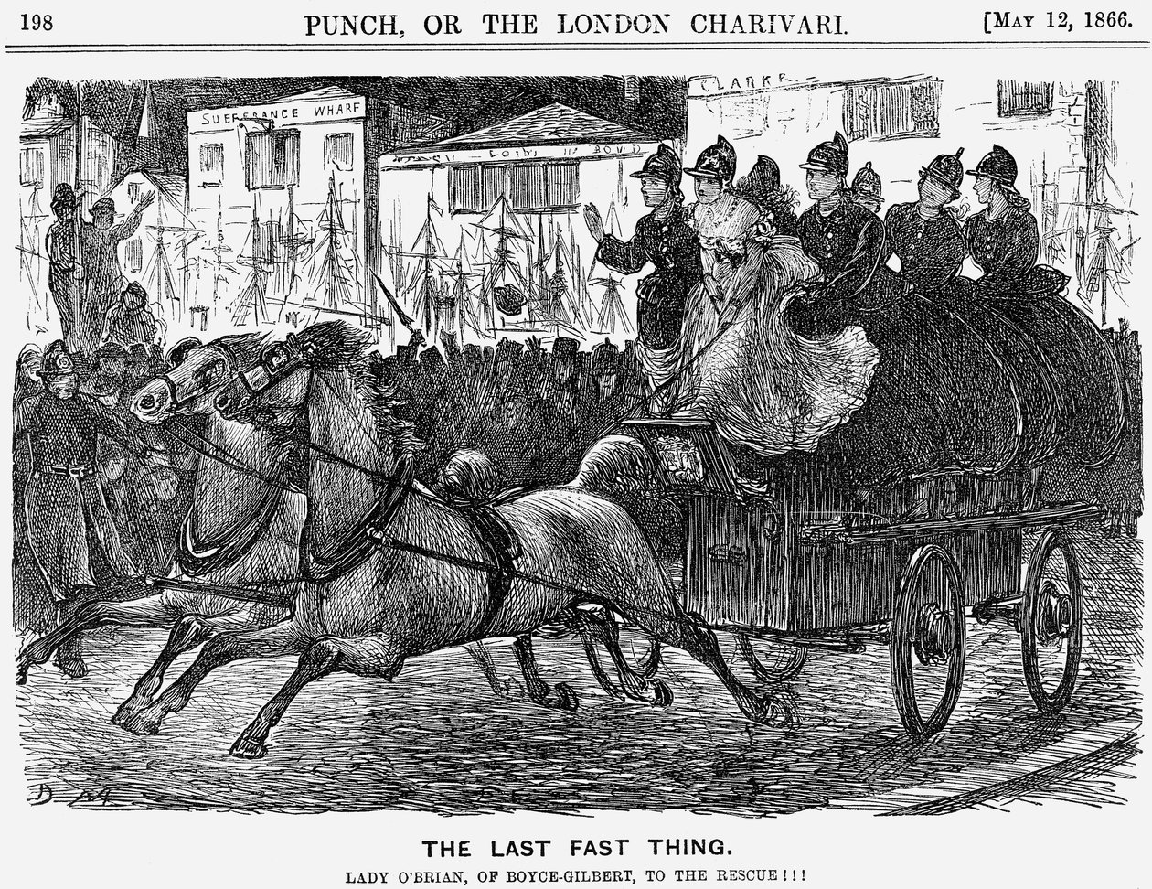 "The Last Fast Thing", 1866 tekijältä George du Maurier
