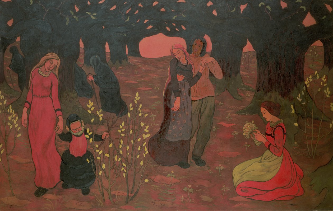 Elämän aikakaudet, 1892 tekijältä Georges Lacombe
