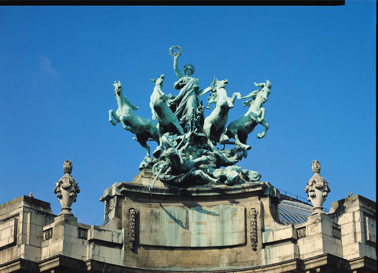 Quadriga, n. 1897-1900 tekijältä Georges Recipon