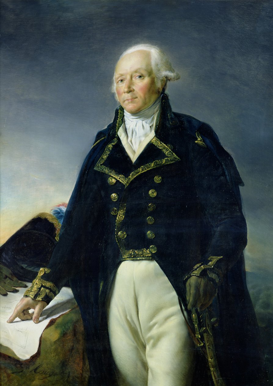 Muotokuva Francois-Christophe Kellermannista (1735-1820) noin 1835. tekijältä Georges Rouget