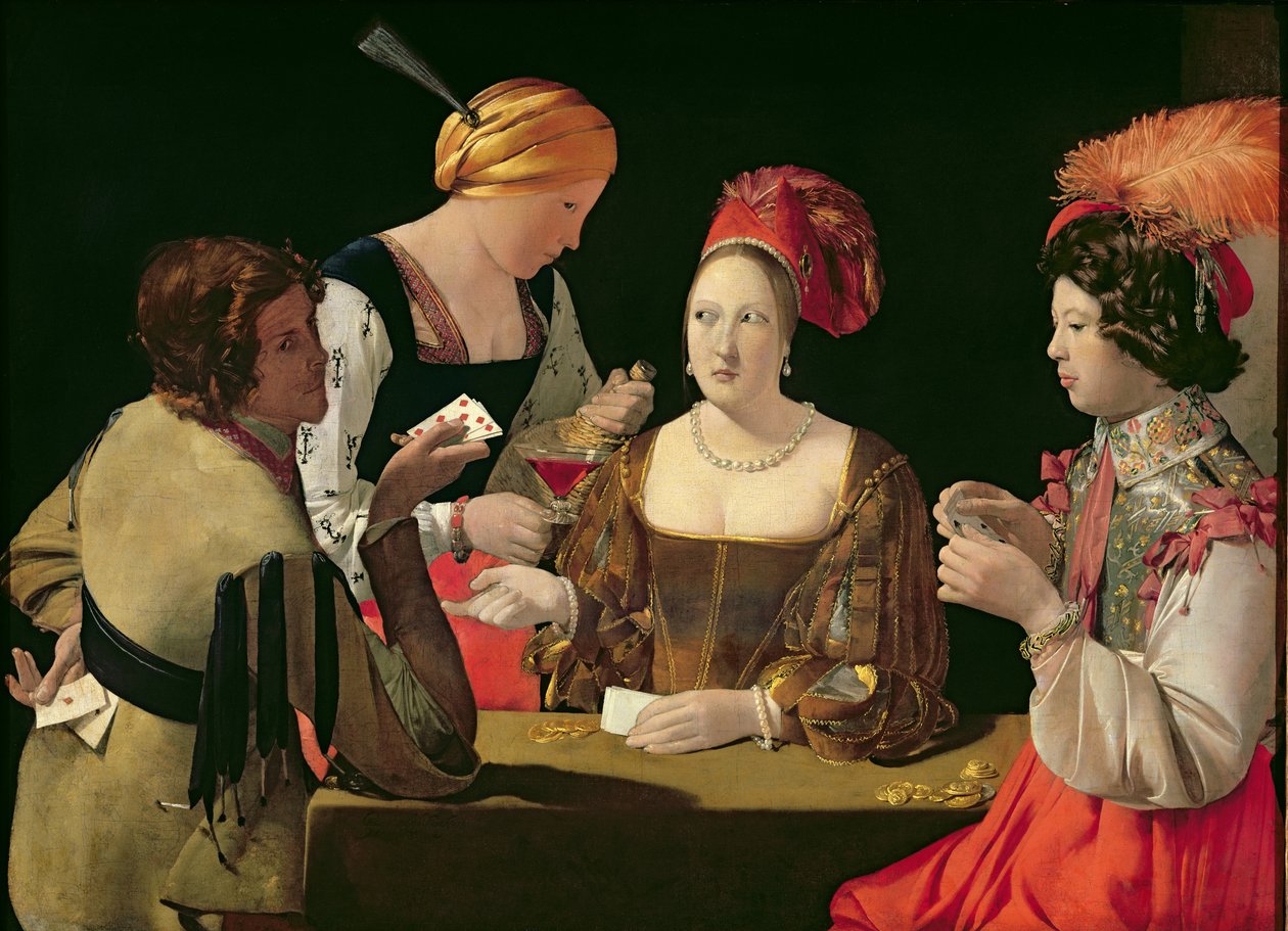 The Cheat with the Ace of Diamonds, n. 1635-1640 tekijältä Georges de La Tour