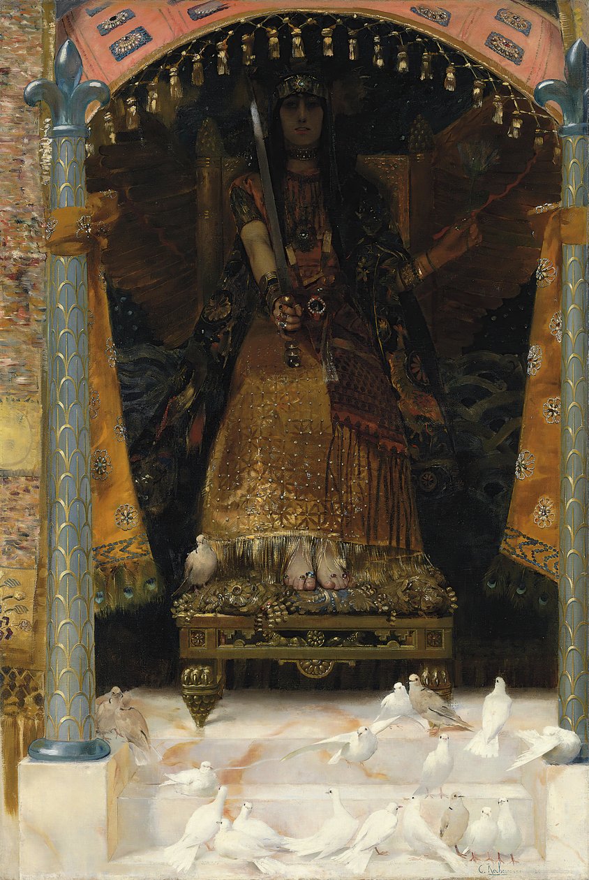 Sota ja rauha, 1886. tekijältä Georges Antoine Rochegrosse