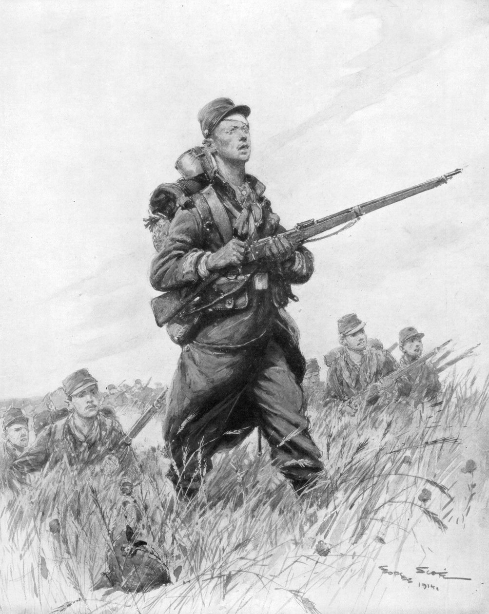 Ja nyt... Advance!, 1914, 1926. tekijältä Georges Bertin Scott