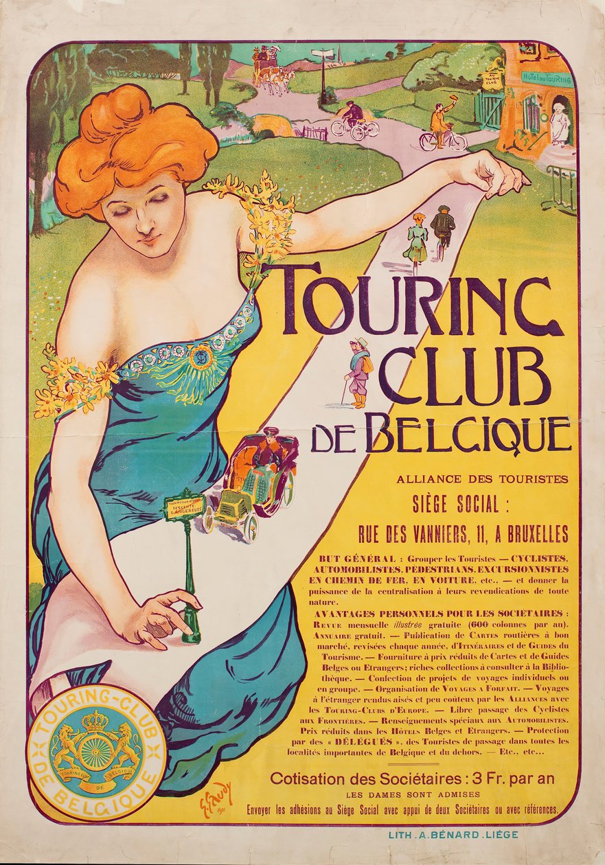 Belgian Touring Club, 1901. tekijältä Georges Gaudy