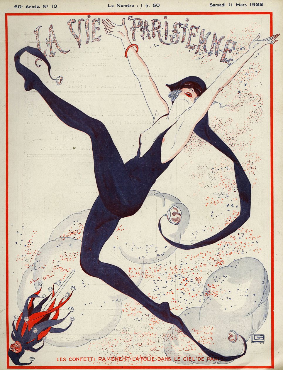 "La Vie Parisiennen" etukansi tekijältä Georges Leonnec