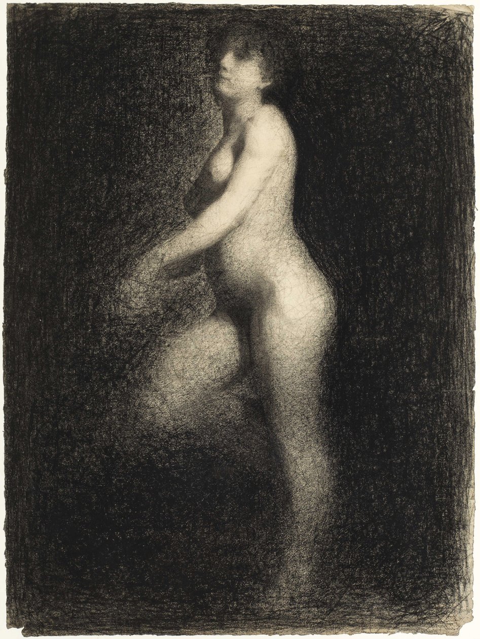 Alaston, noin 1881-1882. tekijältä Georges Pierre Seurat