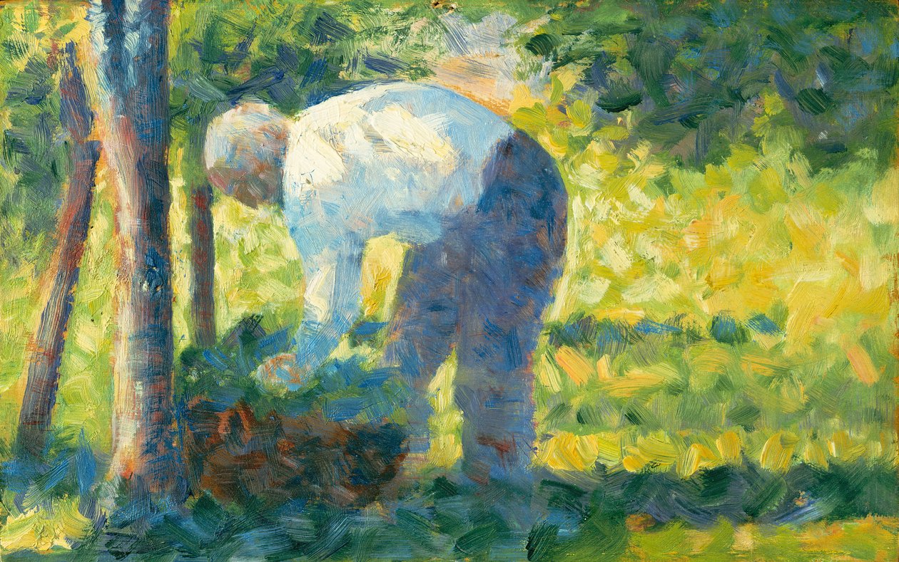 Puutarhuri, 1882-83. tekijältä Georges Pierre Seurat