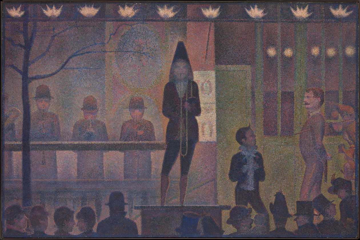 Parade de cirque (Circus Sideshow) tekijältä Georges Seurat