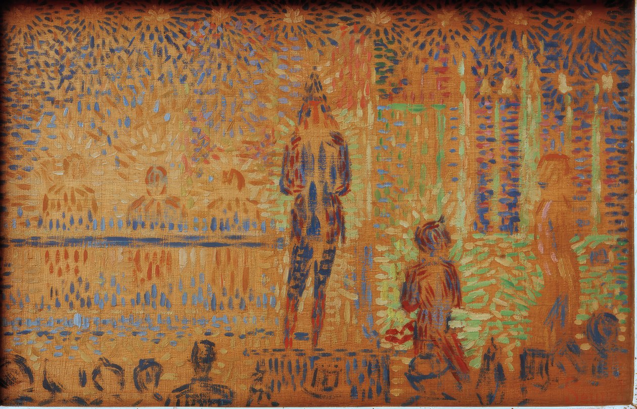 Parade de cirque - Sirkusparaati tekijältä Georges Seurat