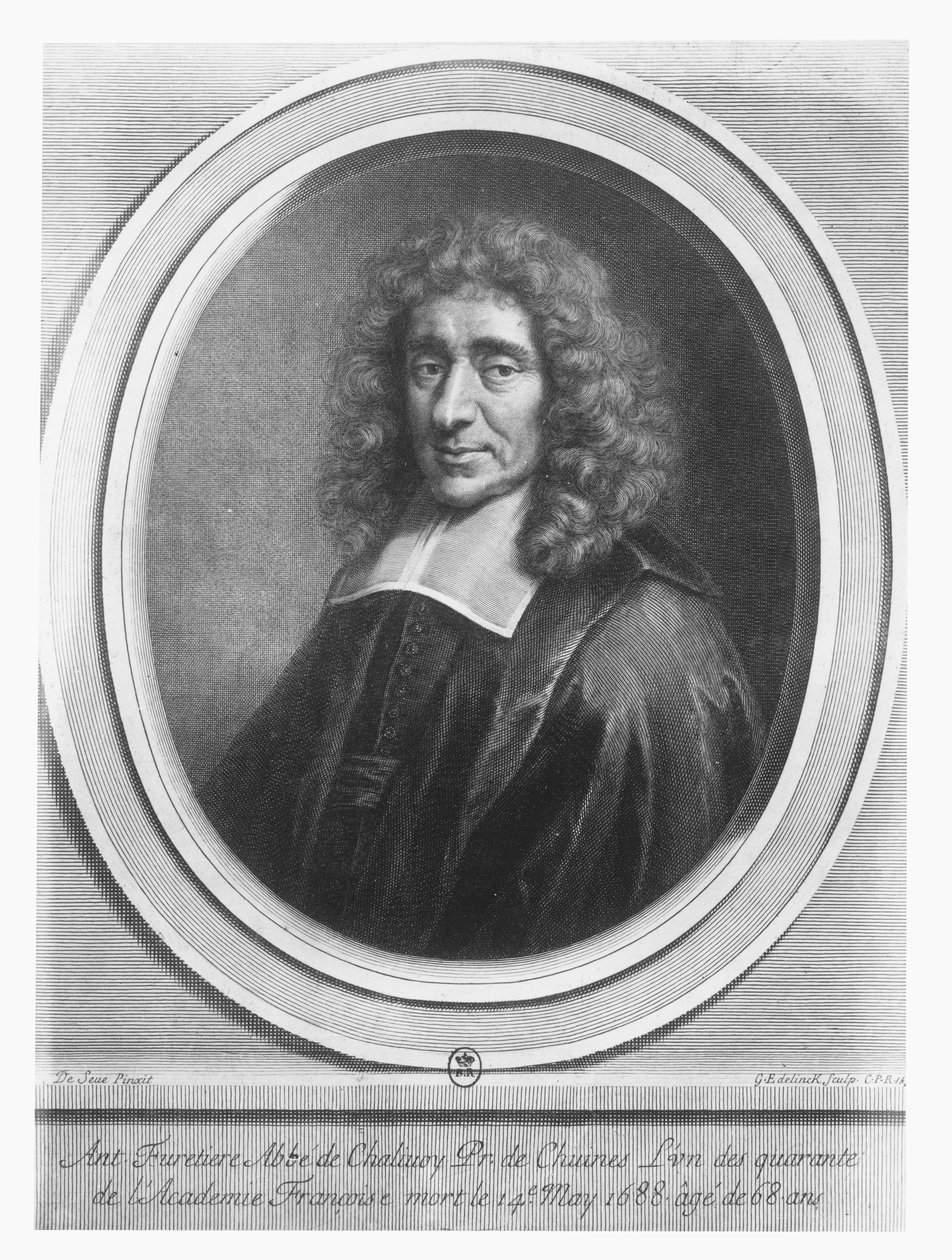 Antoine Furetière tekijältä Gérard Edelinck
