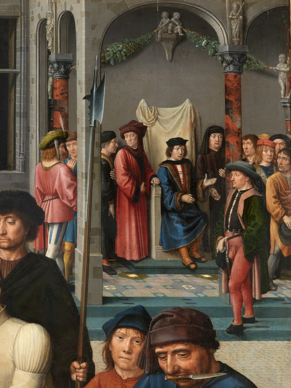 Yksityiskohta Sisamnesin nylkemisestä tekijältä Gerard David