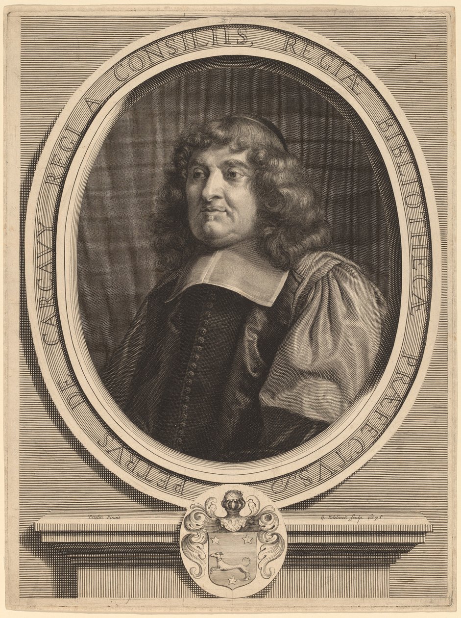 Pierre de Carcavy tekijältä Gerard Edelinck after Louis Testelin