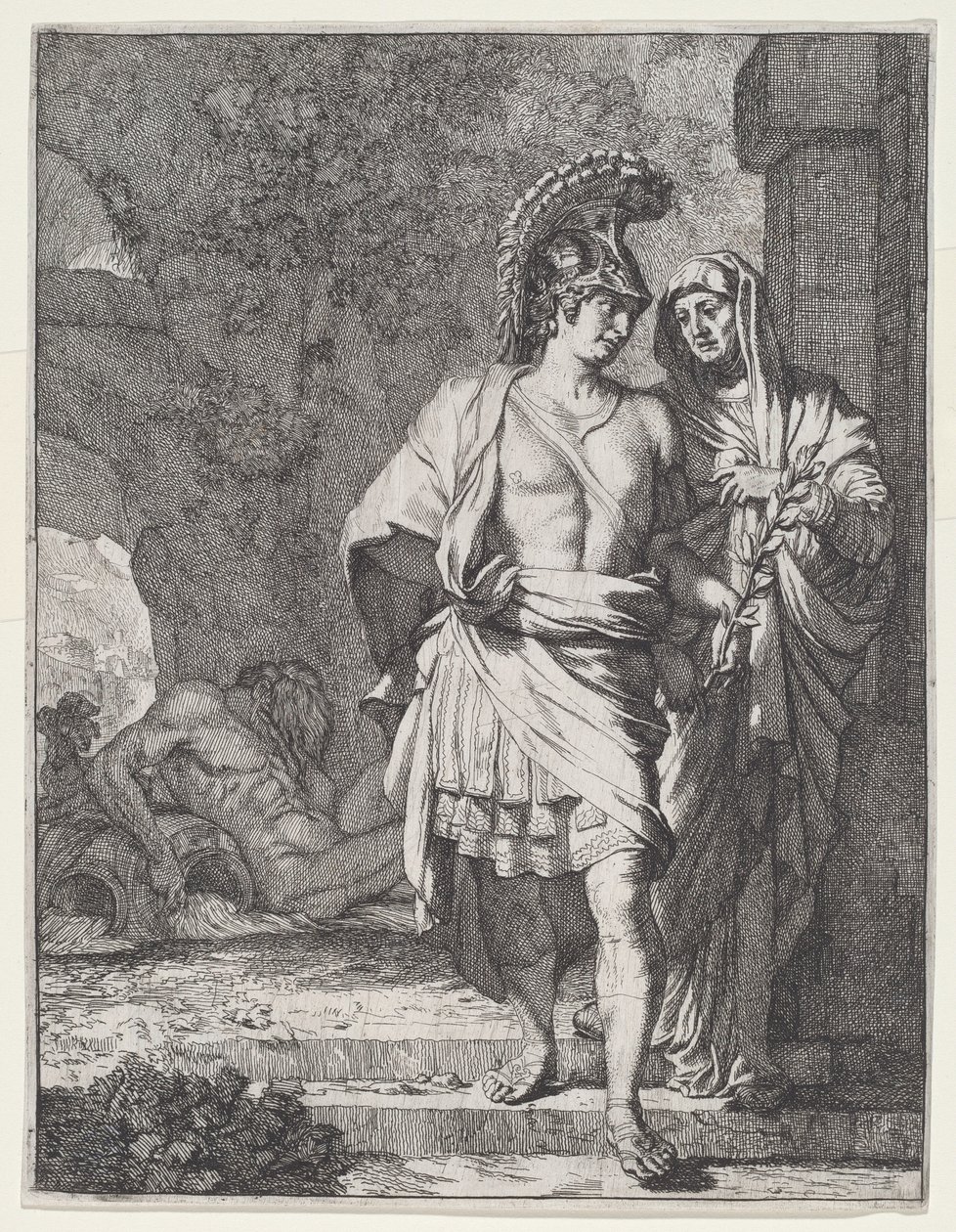 Aeneas ja Sibylla tekijältä Gerard de Lairesse