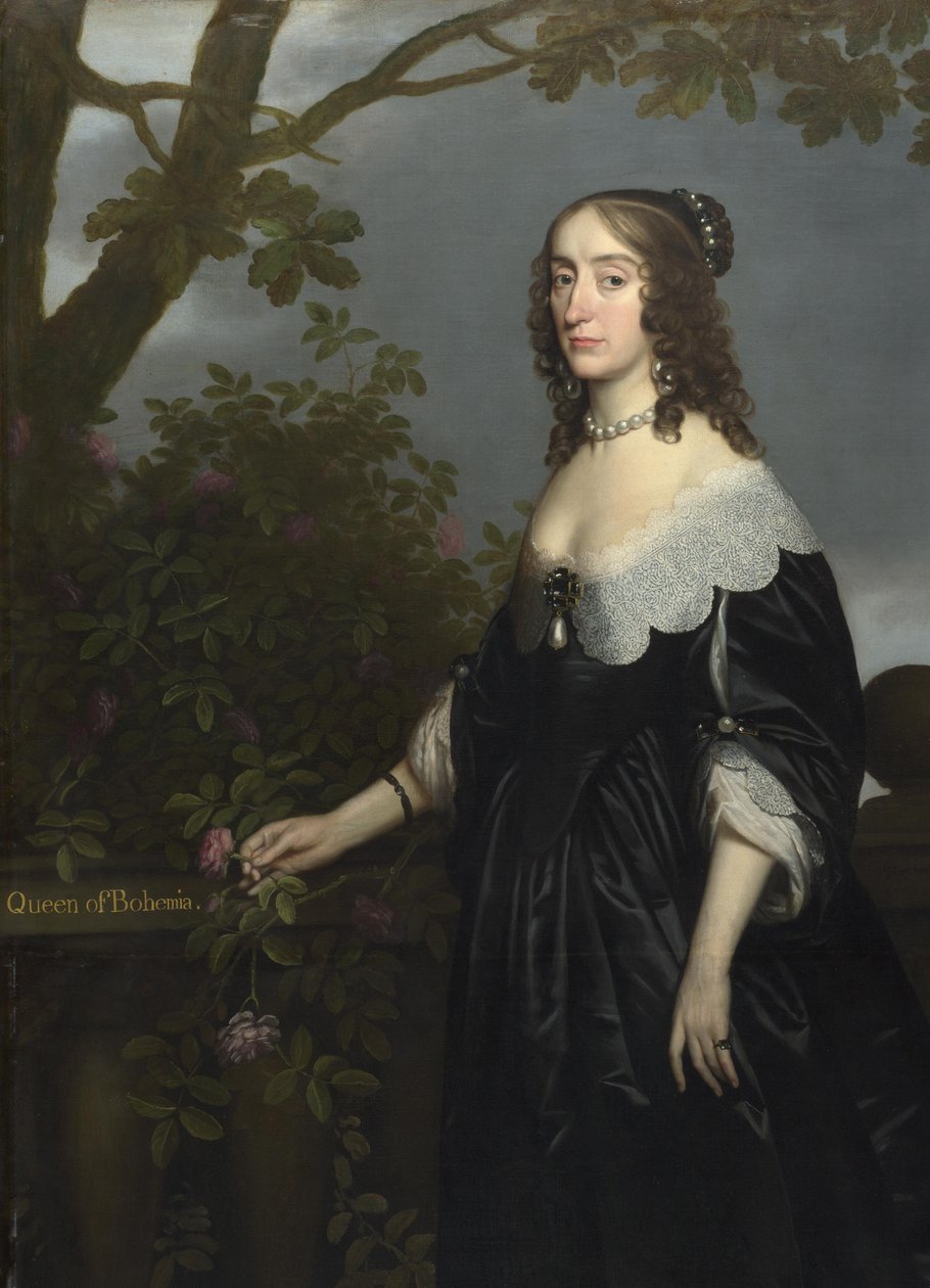 Elizabeth Stuart, Böömin kuningatar tekijältä Gerard van Honthorst