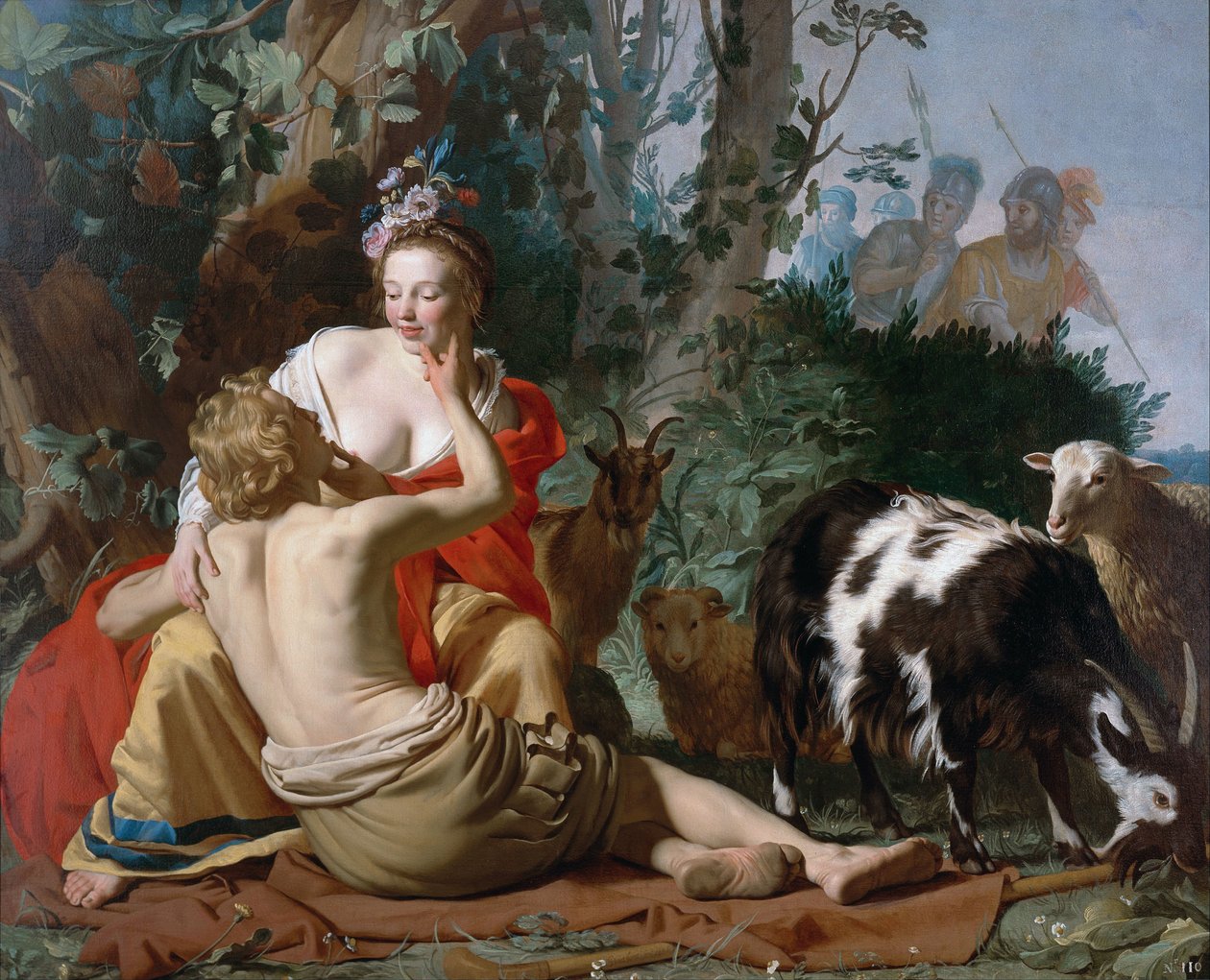 Granida ja Daifilo tekijältä Gerard van Honthorst