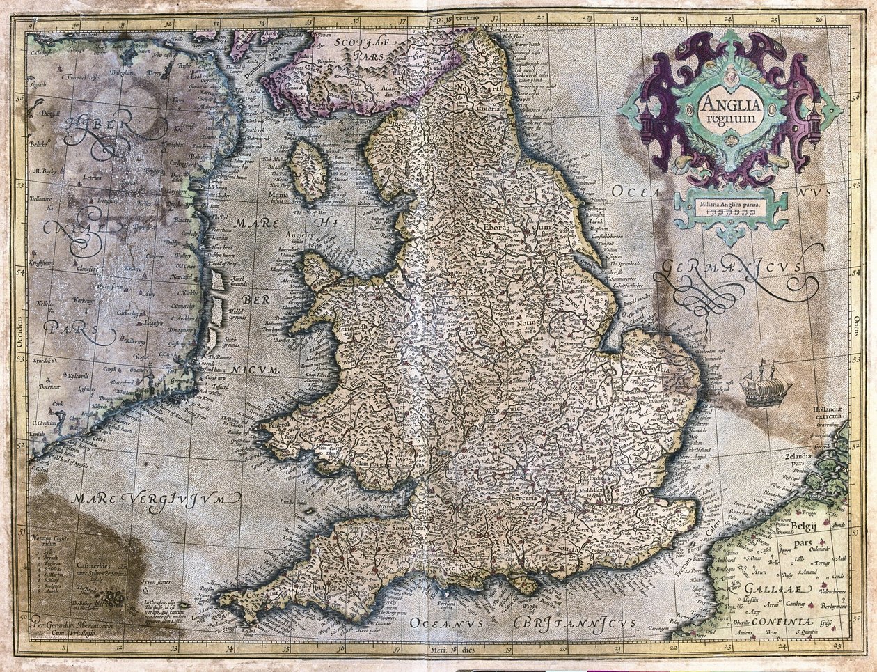 Englanti tekijältä Gerardus Mercator