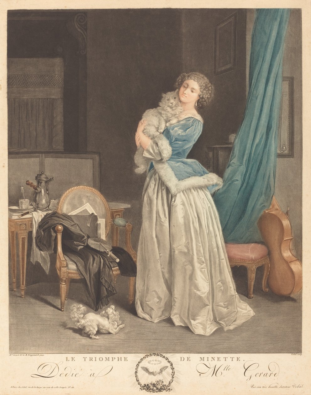 Minetten voitto tekijältä Geraud Vidal after Marguerite Gérard