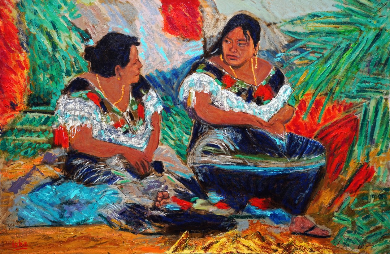 Mayan Senoras, 2019, öljy kankaalle tekijältä Gerhardt Isringhaus