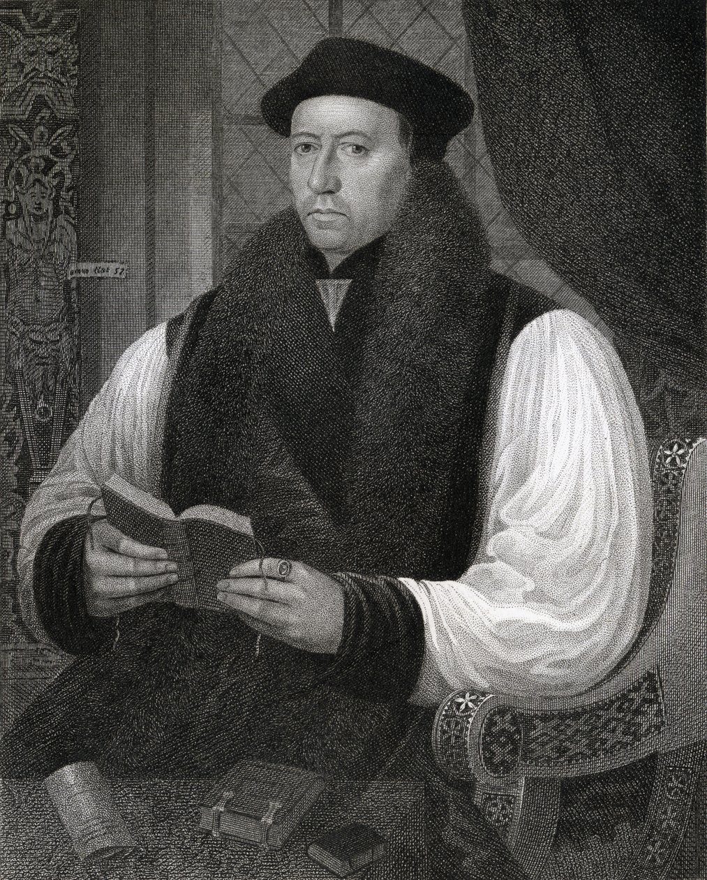 Thomas Cranmerin (1489-1556) muotokuva "Lodge