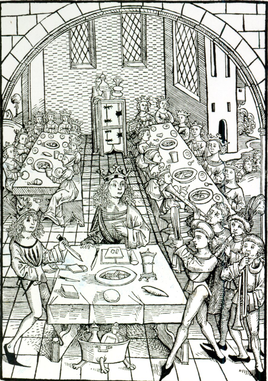 Ruhtinasjuhla, 1491 tekijältä German School