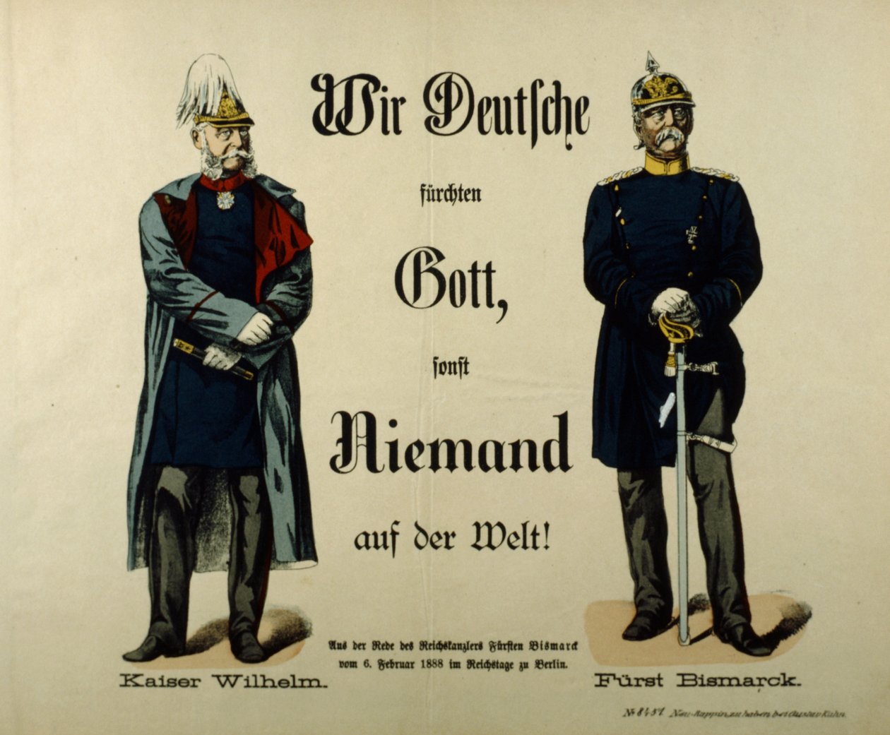 Keisari Vilhelm I ja prinssi Bismarck tekijältä German School