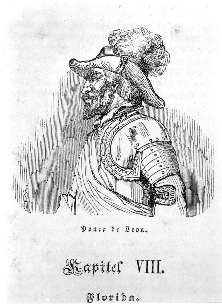 Juan Ponce de Leon (1460-1521) tekijältä German School