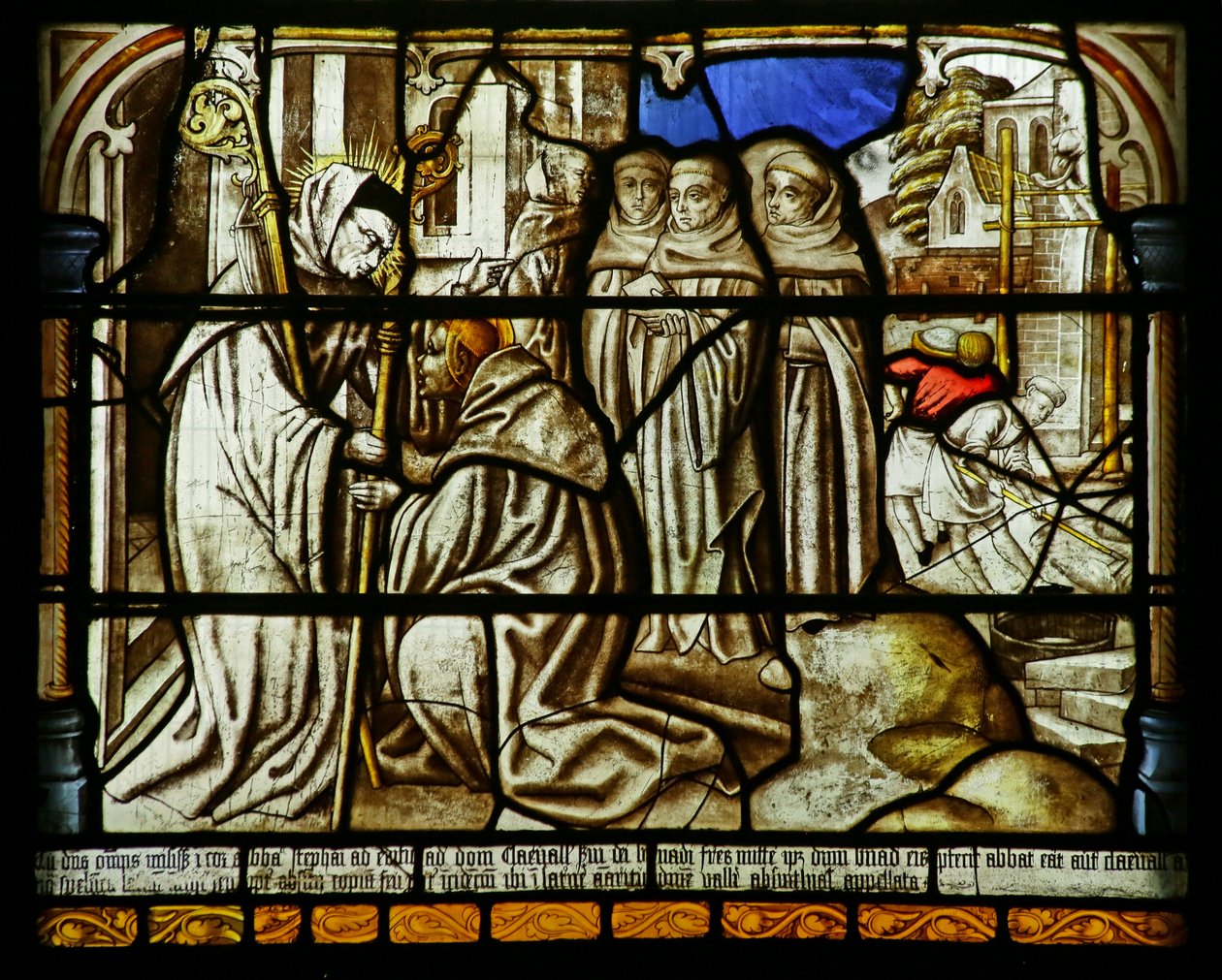 Abbot Harding lähettää St Bernardin perustamaan Clairvaux