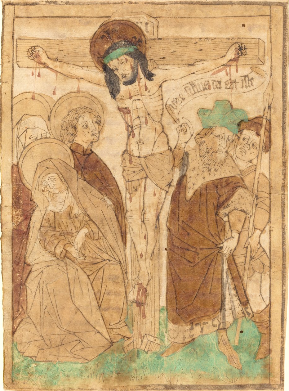 Kristus ristillä tekijältä German 15th Century