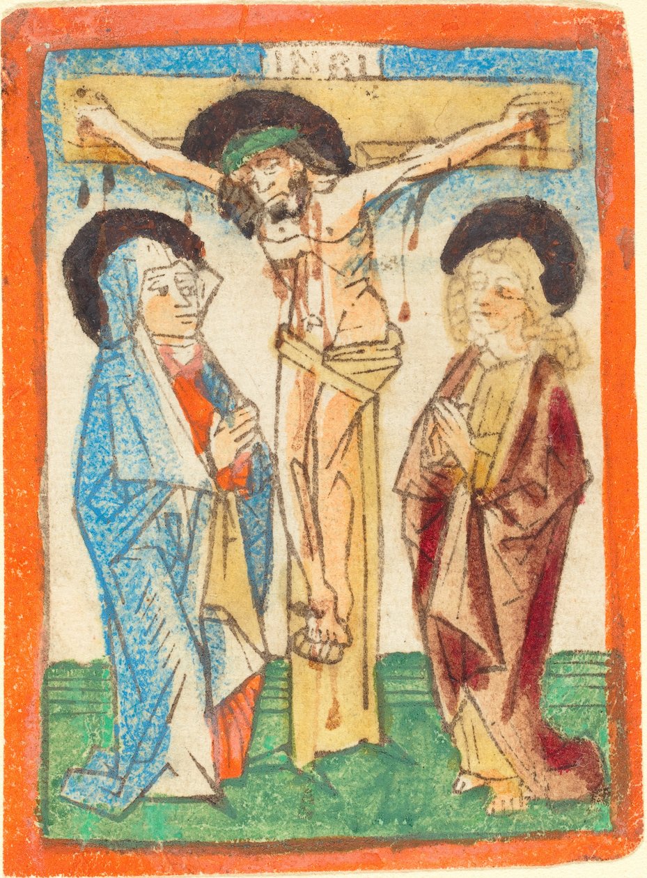 Kristus ristillä tekijältä German 15th Century