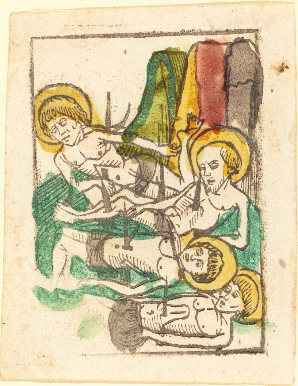 Neljä marttyyria - Pyhä Acacius tekijältä German 15th Century
