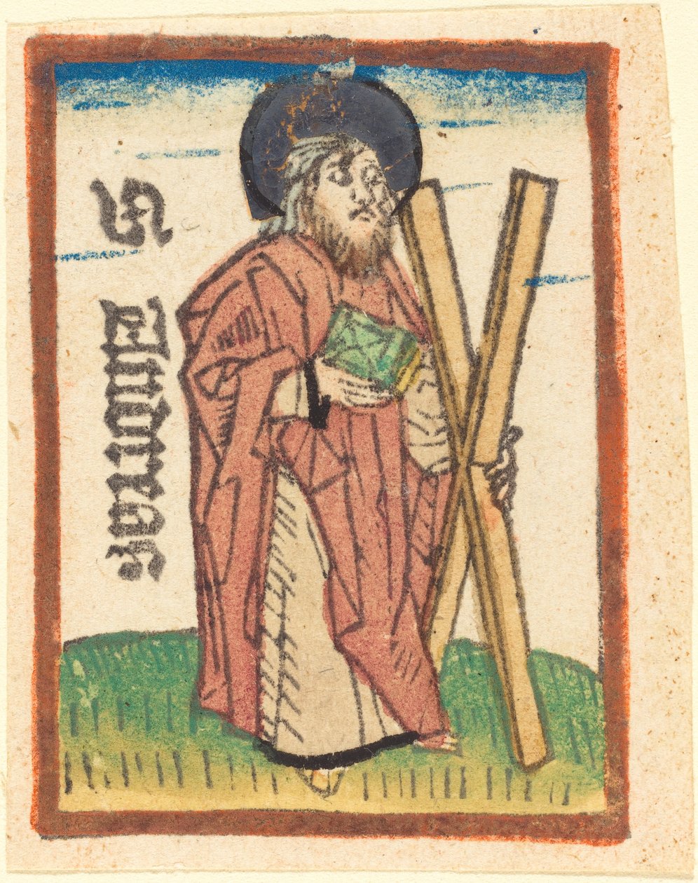 Pyhä Andreas tekijältä German 15th Century