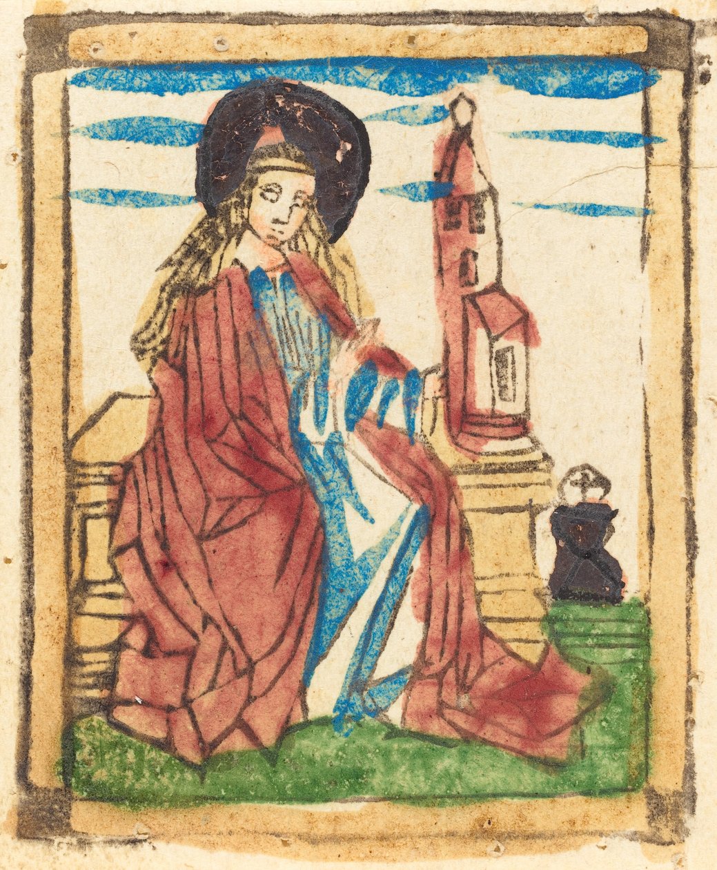 Pyhä Barbara tekijältä German 15th Century