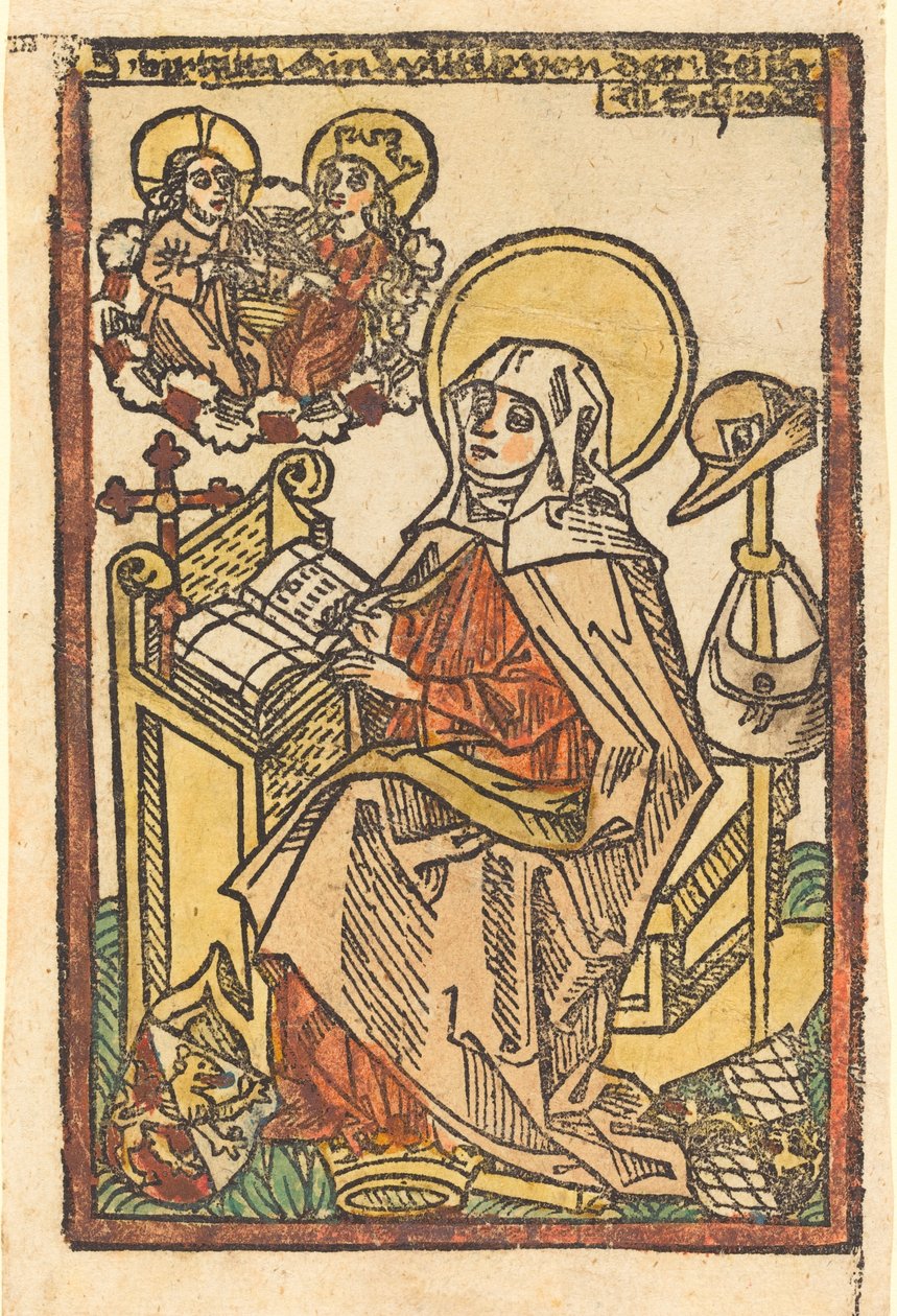 Pyhä Birgitta tekijältä German 15th Century
