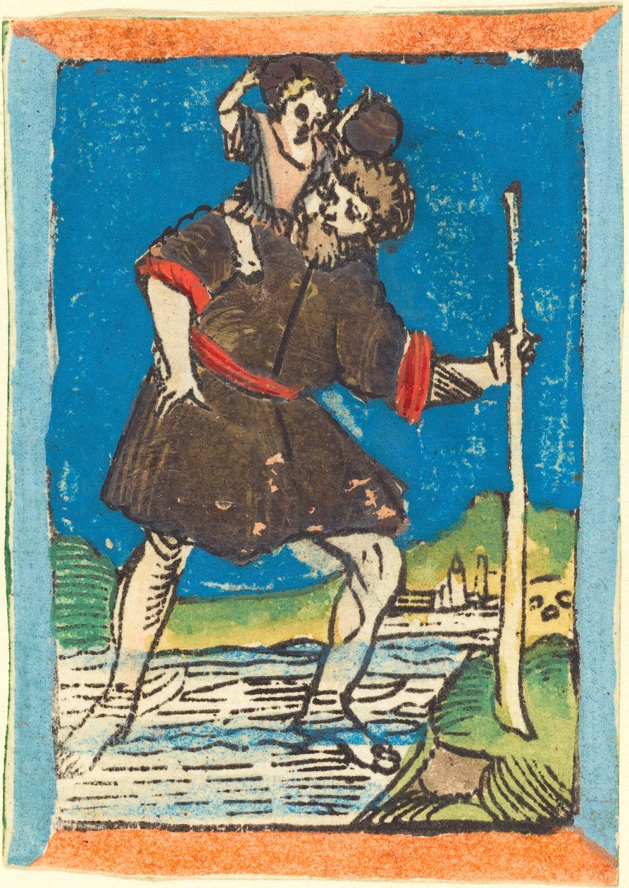 Pyhä Christopher tekijältä German 15th Century