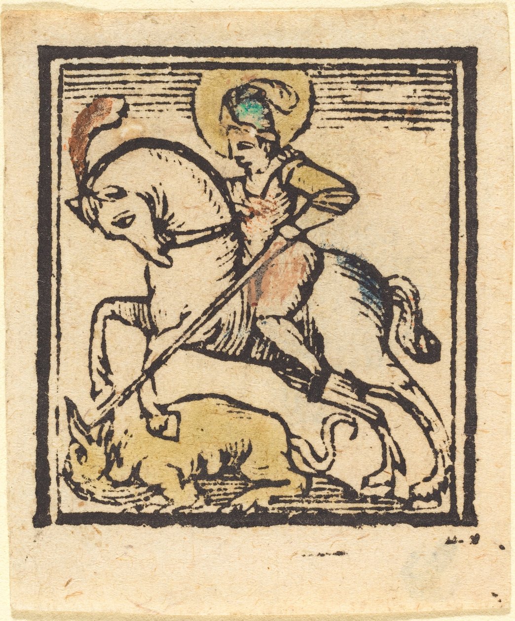 Pyhä Yrjö tekijältä German 15th Century