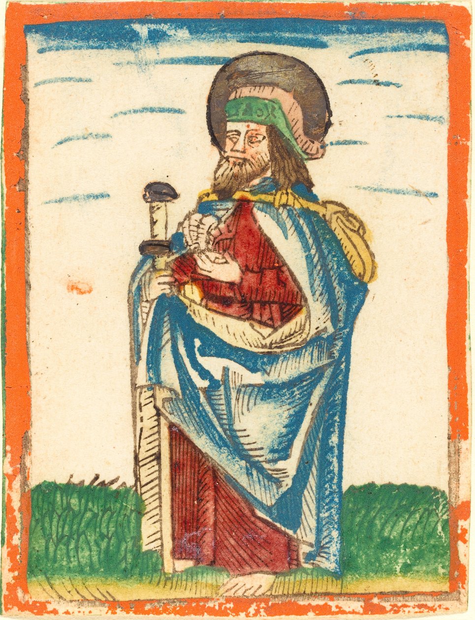 Pyhä Jaakob Suurempi tekijältä German 15th Century
