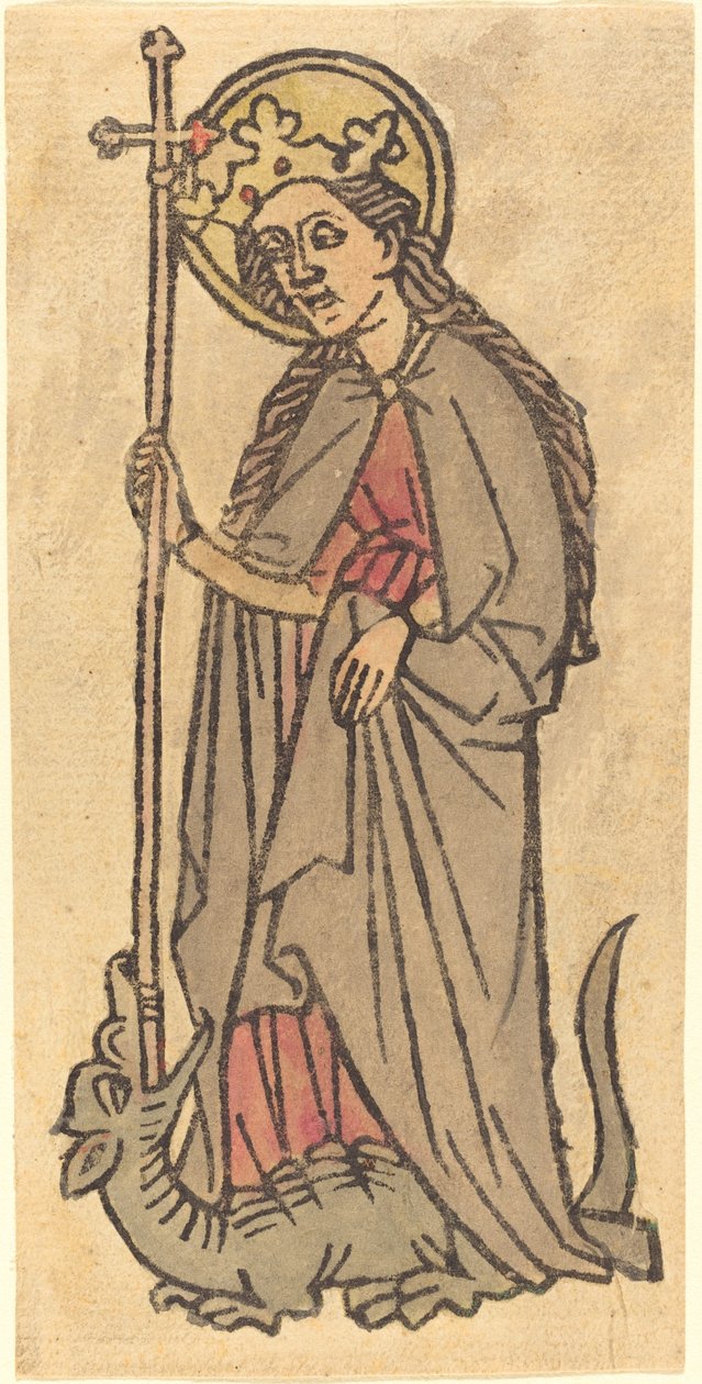 Pyhä Margaret tekijältä German 15th Century