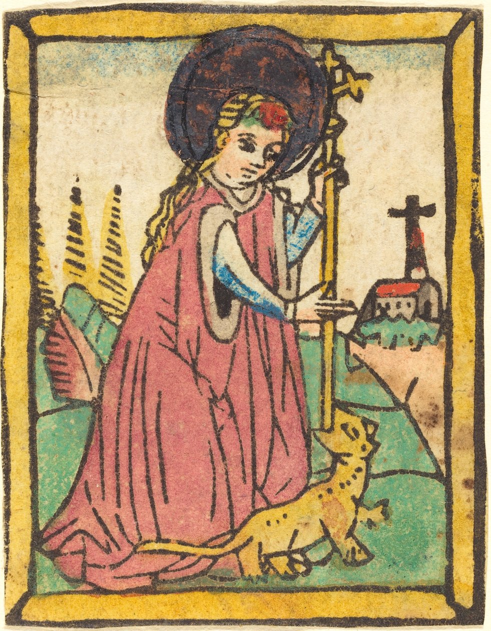 Pyhä Margaret tekijältä German 15th Century