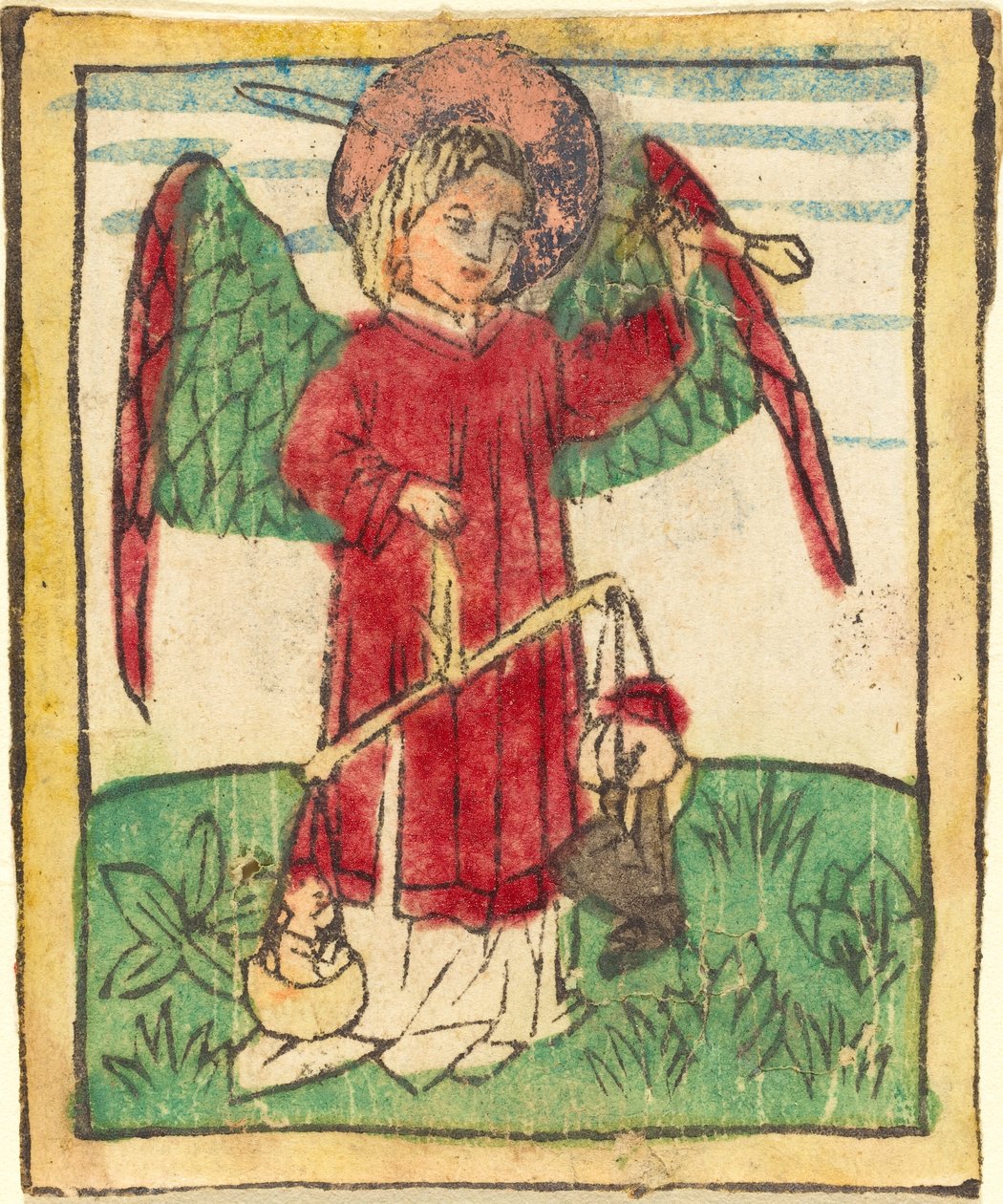 Pyhä Mikael tekijältä German 15th Century