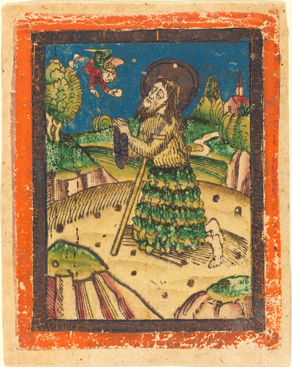 Pyhä Onufrius tekijältä German 15th Century