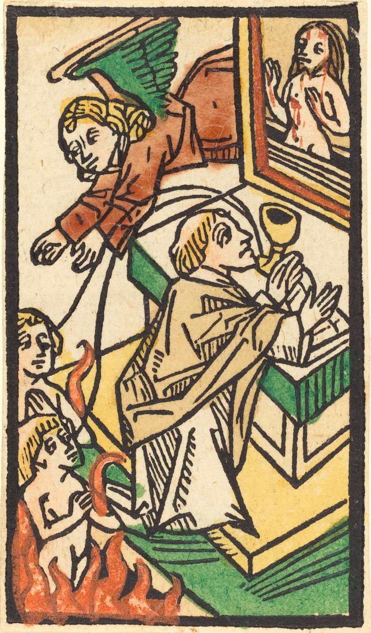 Pyhän Gregorian messu tekijältä German 15th Century