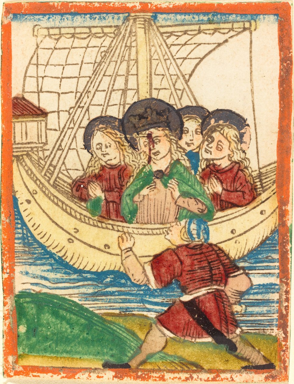 Pyhän Ursulan matka tekijältä German 15th Century