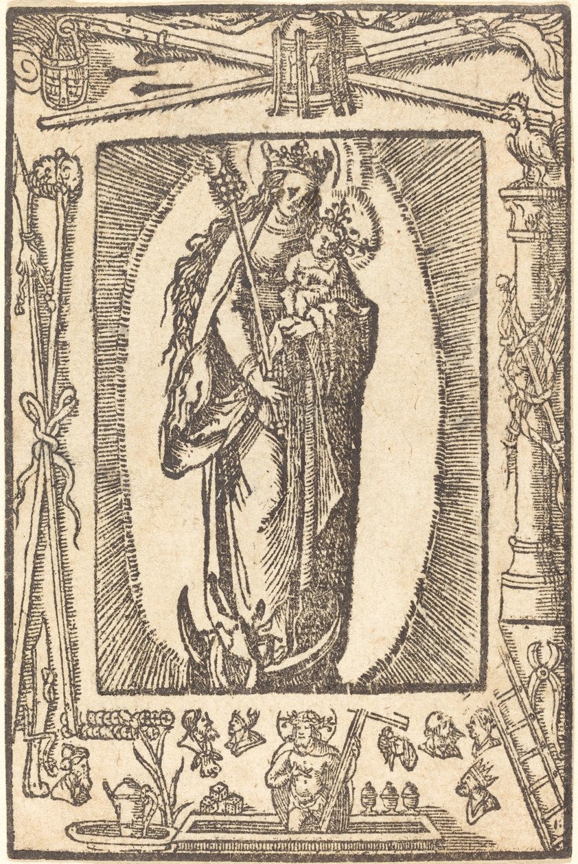 Madonna ja lapsi tekijältä German 16th Century