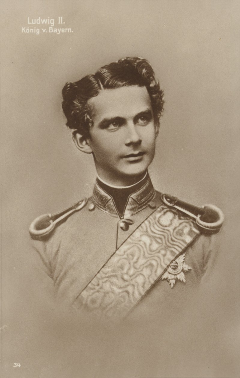 Ludwig II (s/w-kuva) tekijältä German Photographer