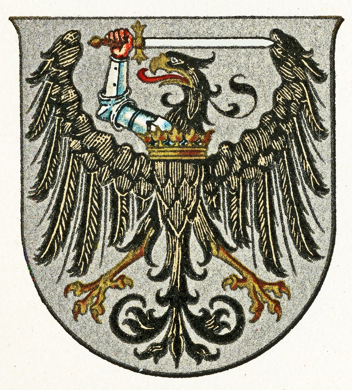 Länsi-Preussin vaakuna, n. 1898 tekijältä German School