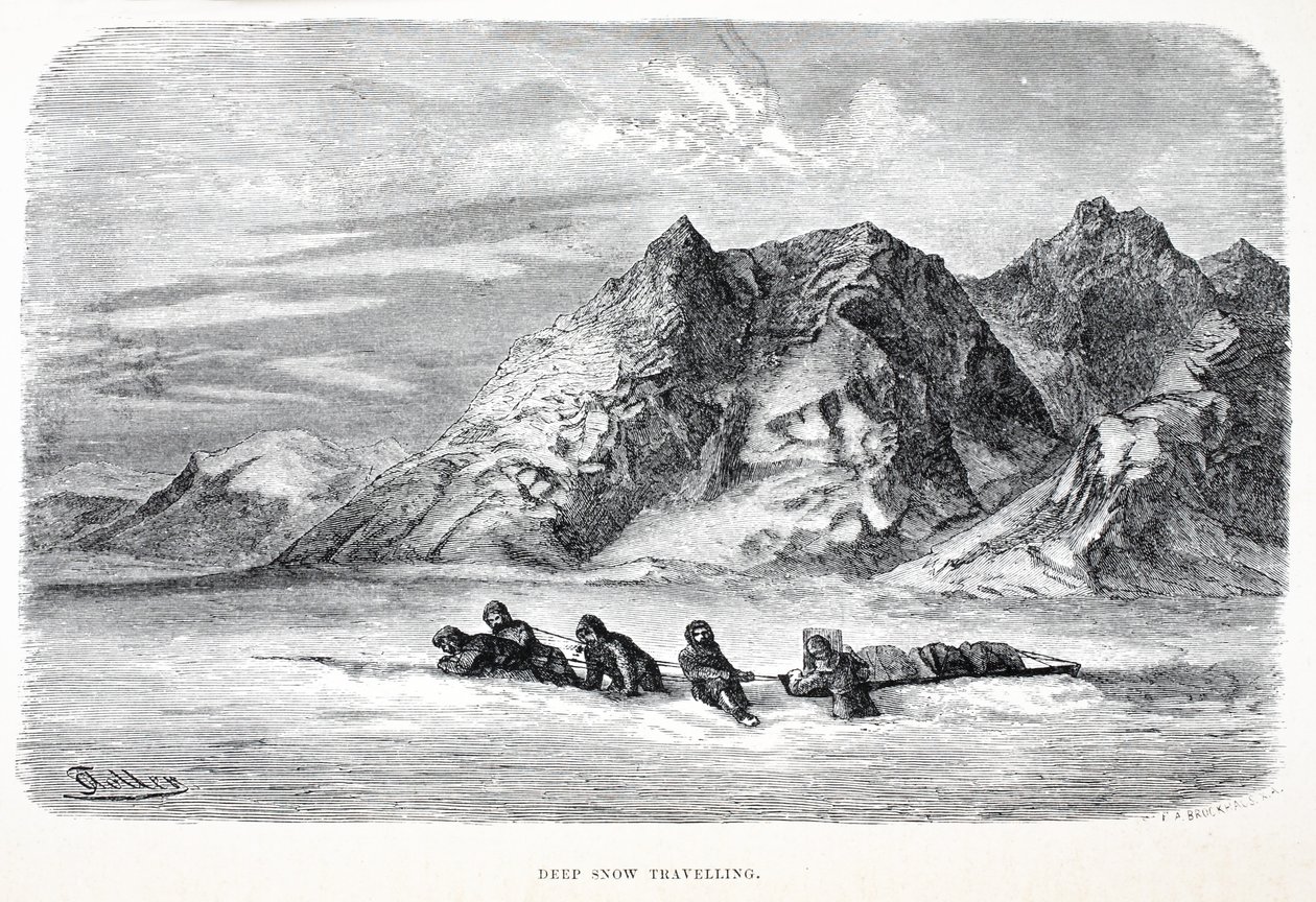 Deep Snow matkustaa, pubi. Lontoo 1874 tekijältä German School