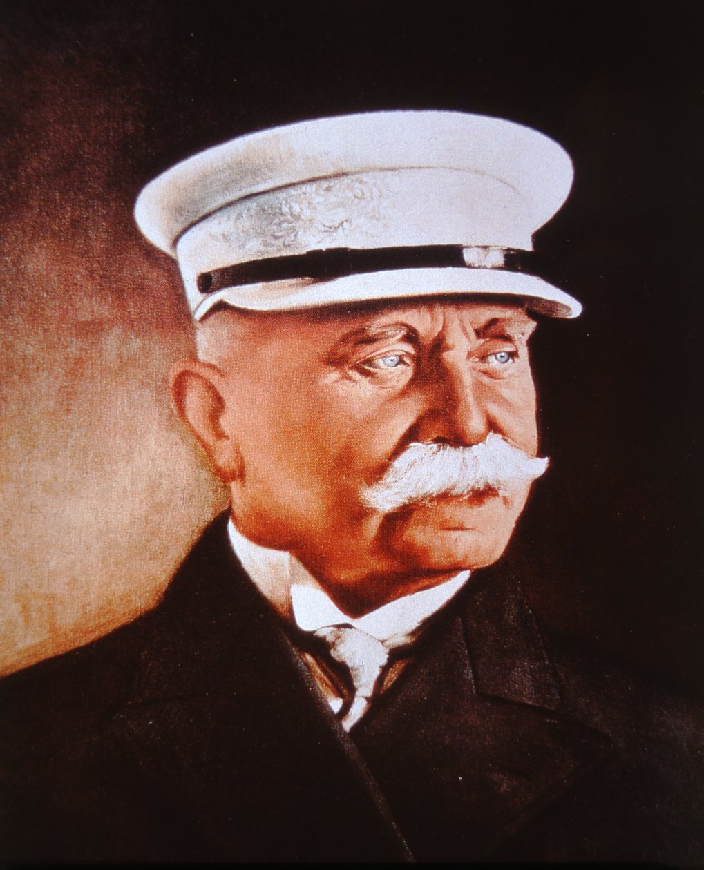 Ferdinand Count von Zeppelin (väri litho) tekijältä German School