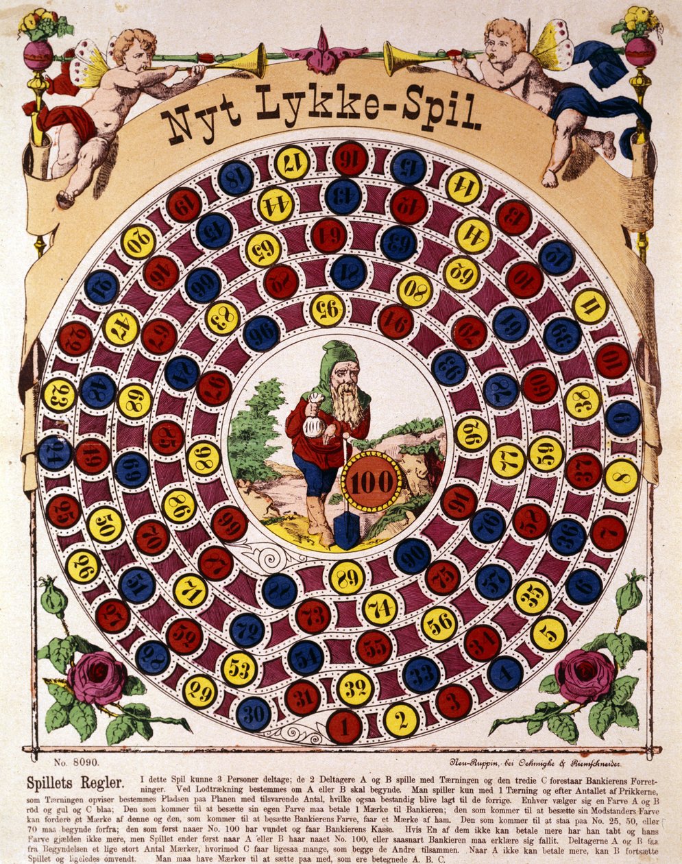 Saksan hanhen peli. 1800-luvulla. tekijältä German School