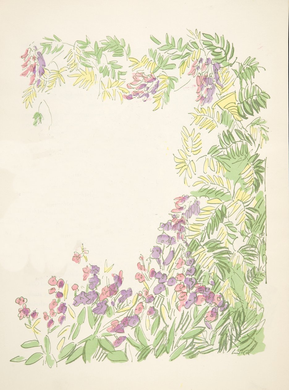 Kuvitus Stylista, pub.1922 (pochoir print) tekijältä German School