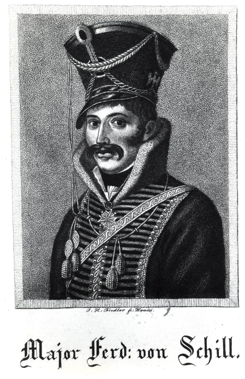Majuri Ferdinand Baptista von Schill (1776-1809) tekijältä German School